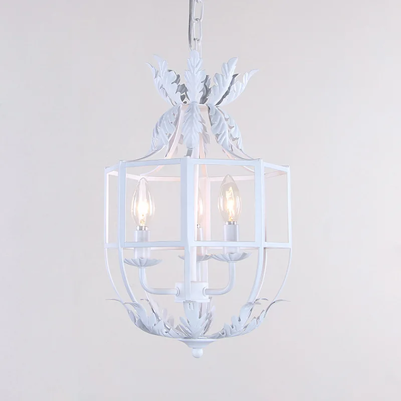 Американская винтажная железная художественная клетка подвеска современная