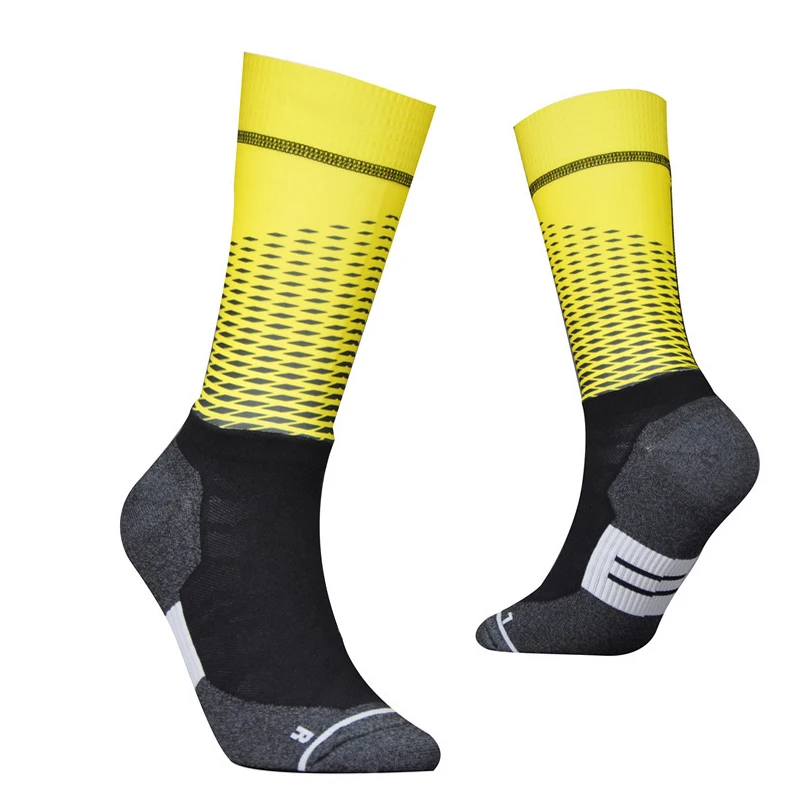 Tidal Current Anti Slip Professional Bike Socks Bicycle Compression Sport Sock Men And Women Street Sports Socks Racing Socks