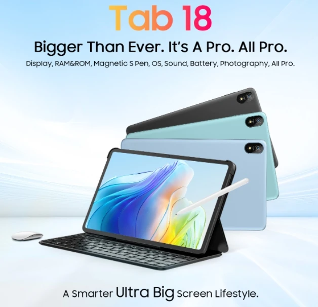 2025 Новые планшеты Blackview TAB18 процессор MT6789 120 Гц 11 97 дюймов 4G-вызовы большой