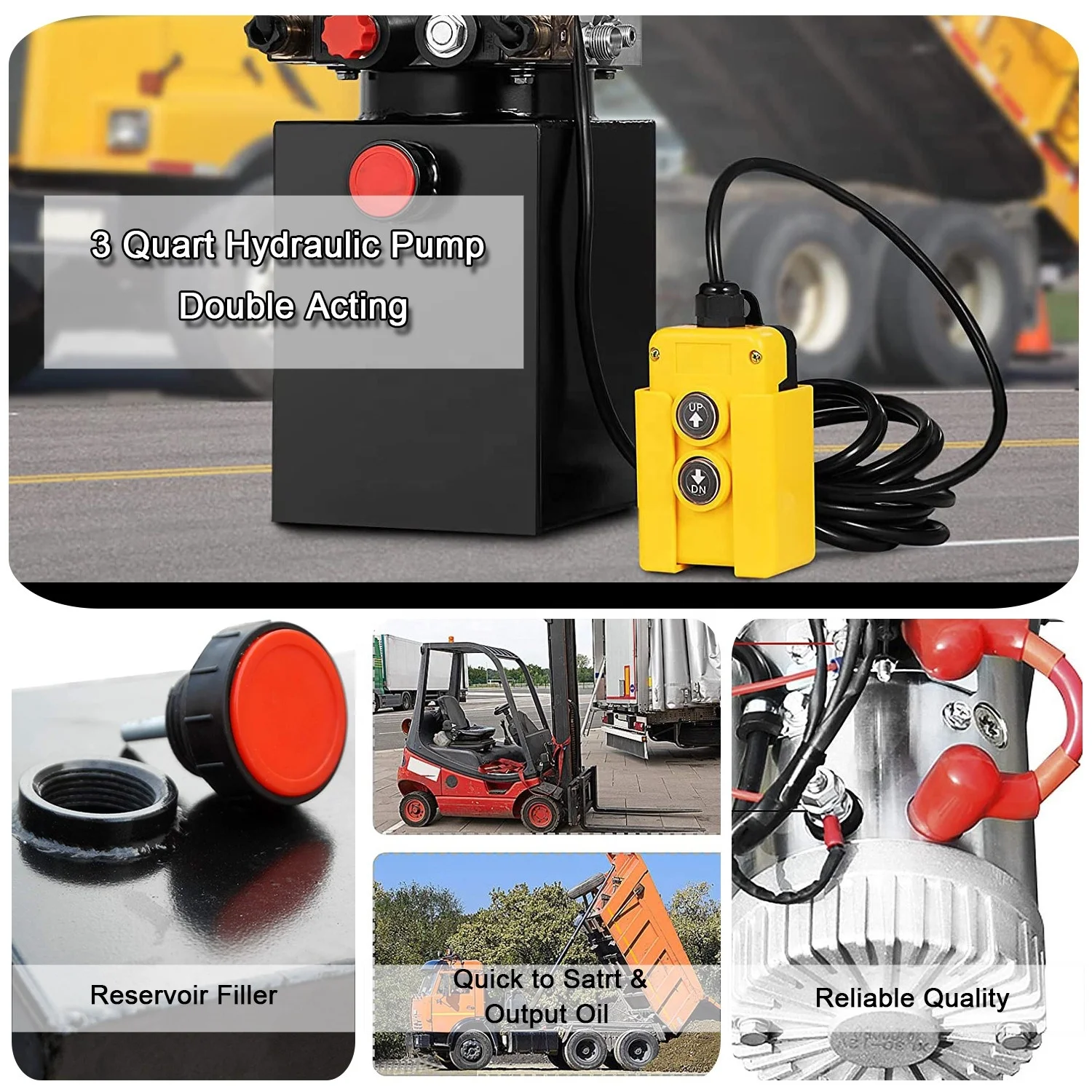 Гидравлический насос LanYuXuan 12В 3 литра