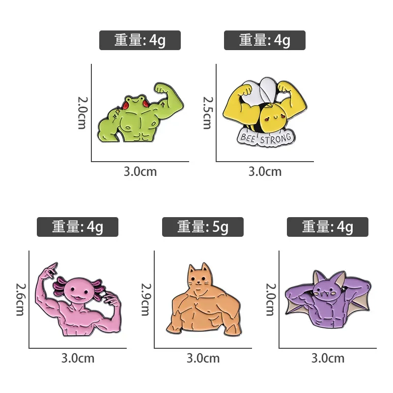 Модные ювелирные изделия из сплава с животными креативная брошь в виде