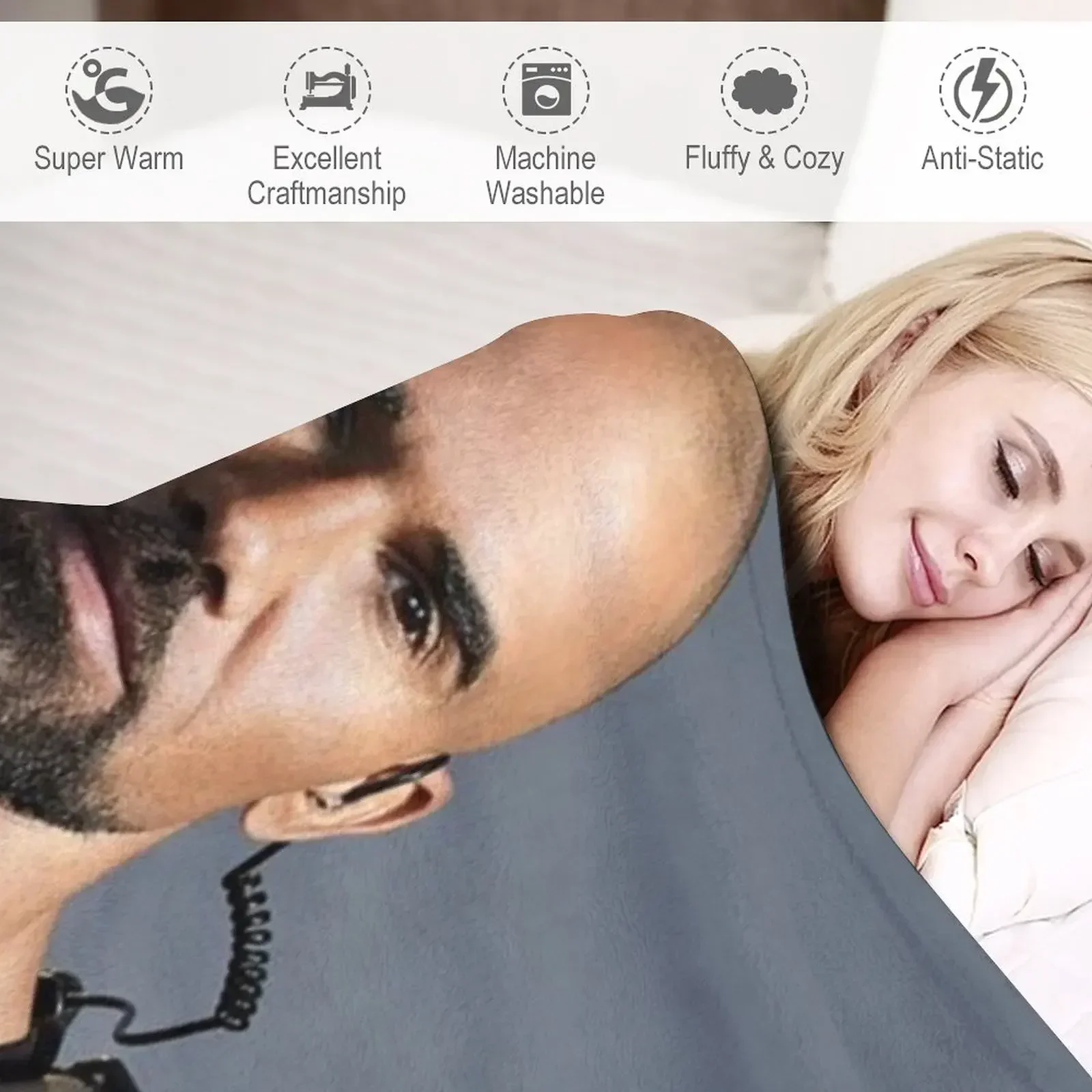 Shemar Moore Плед Симпатичные Полярные Одеяла