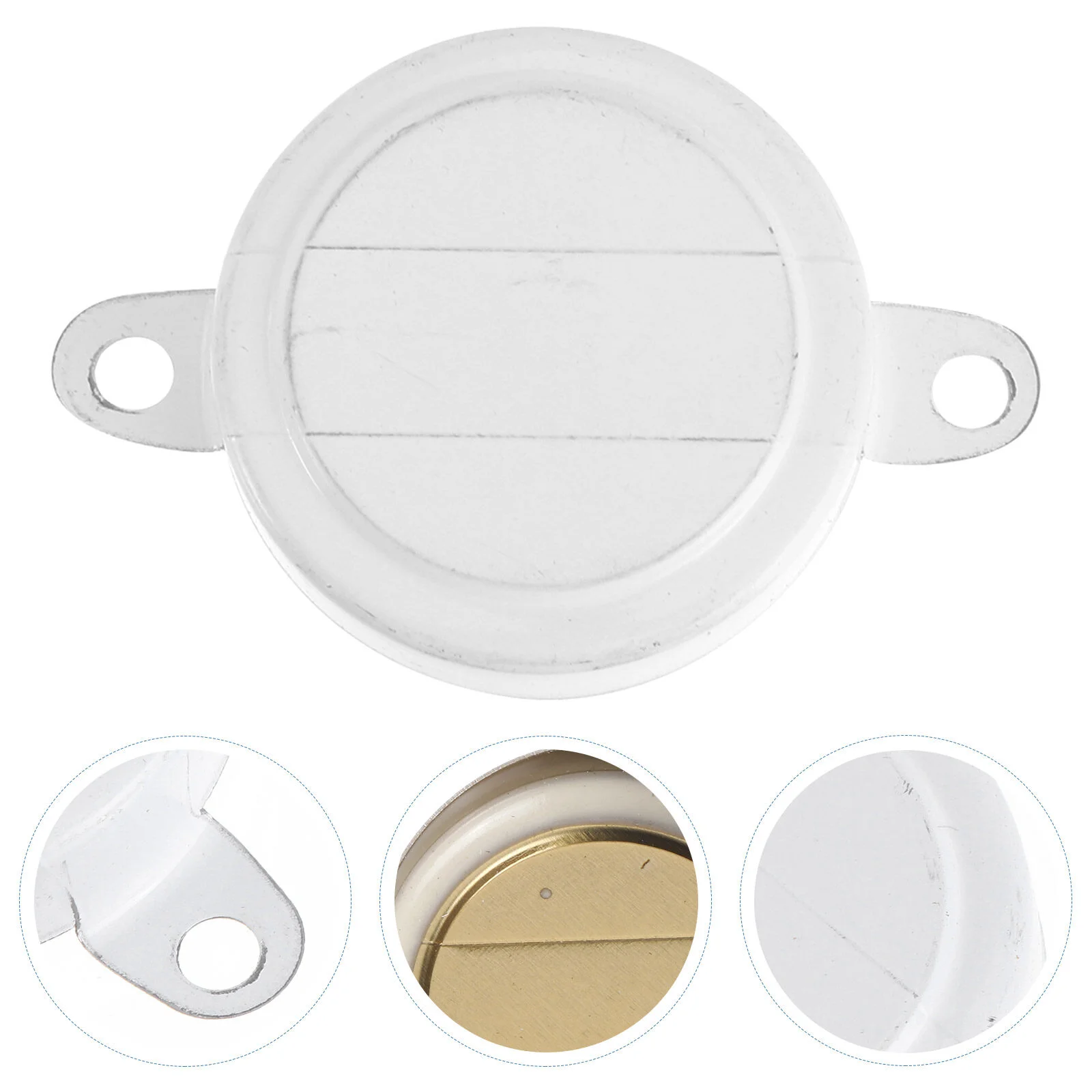 

80 Pcs Drum Cover Waterproof Seal Covers Gallon Barrel Lids Iron Bucket Caps Sealing White Oil