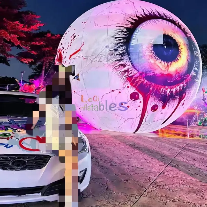 Новый реалистичный светодиодный надувной шар для глаз украшение Хэллоуина