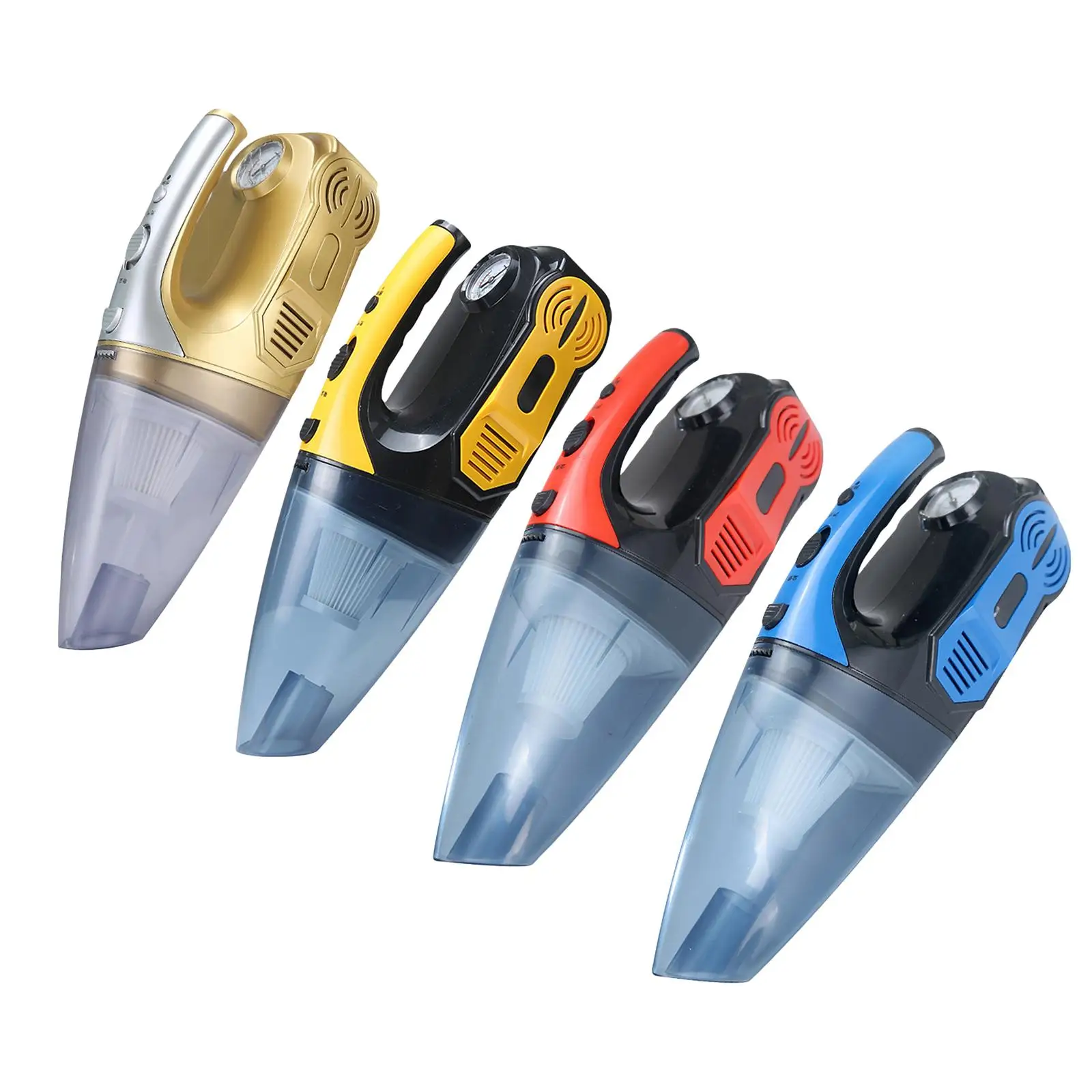 

Car Vacuum Cleaner Tire Inflator High-000PA Portable Mini Vacuum Fit for Hair Sofa Office with Pressure