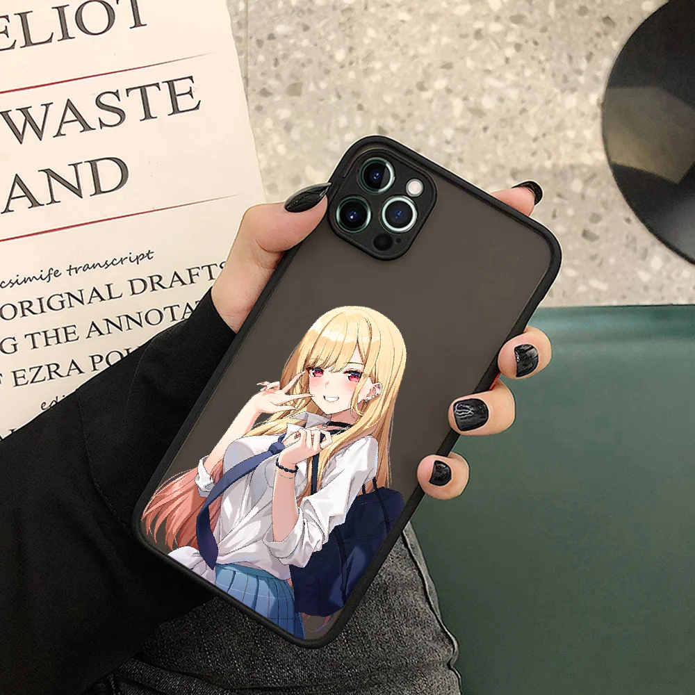 Kitagawa Марин чехол для iPhone 13 12 11 Pro Max XR XS X 7 8 Plus SE Мини Роскошный силиконовый бампер