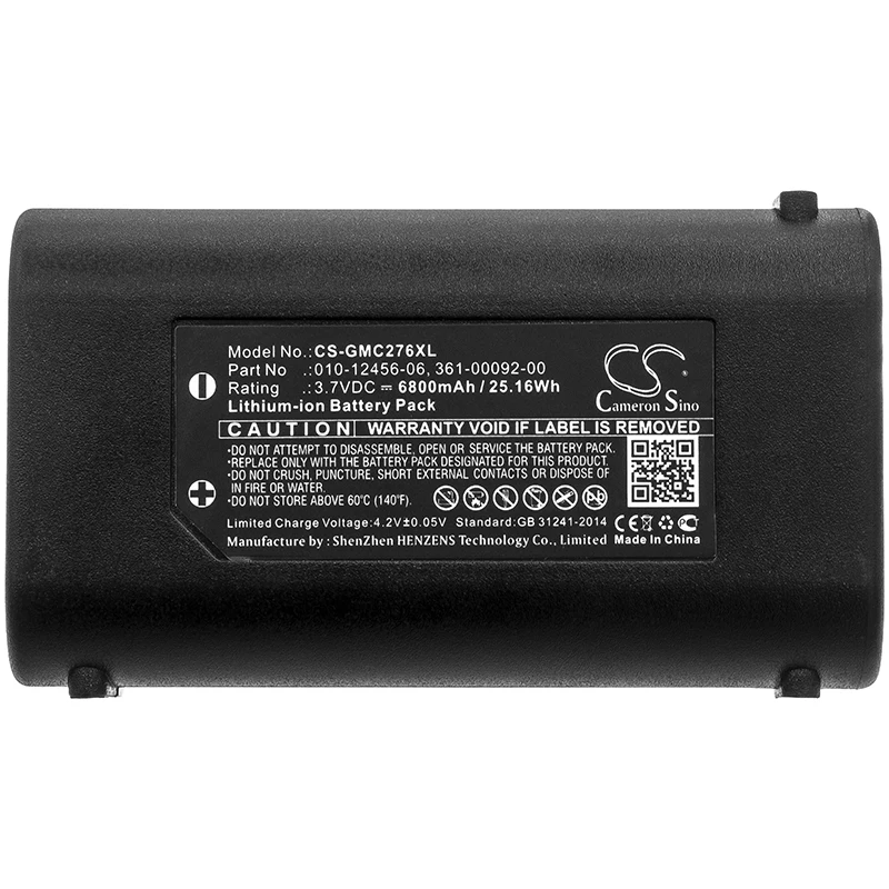 

Аккумулятор Cameron Sino 6800 мАч для Garmin GPSMAP 276Cx 010-12456-06 361-00092-00