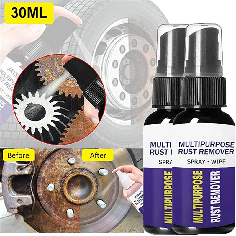 

30ml Powerful All-Purpose Cleaner Rust Remover Spray Derusting Spray Car Maintenance Household Cleaning Tool Anti-rust Lubricant