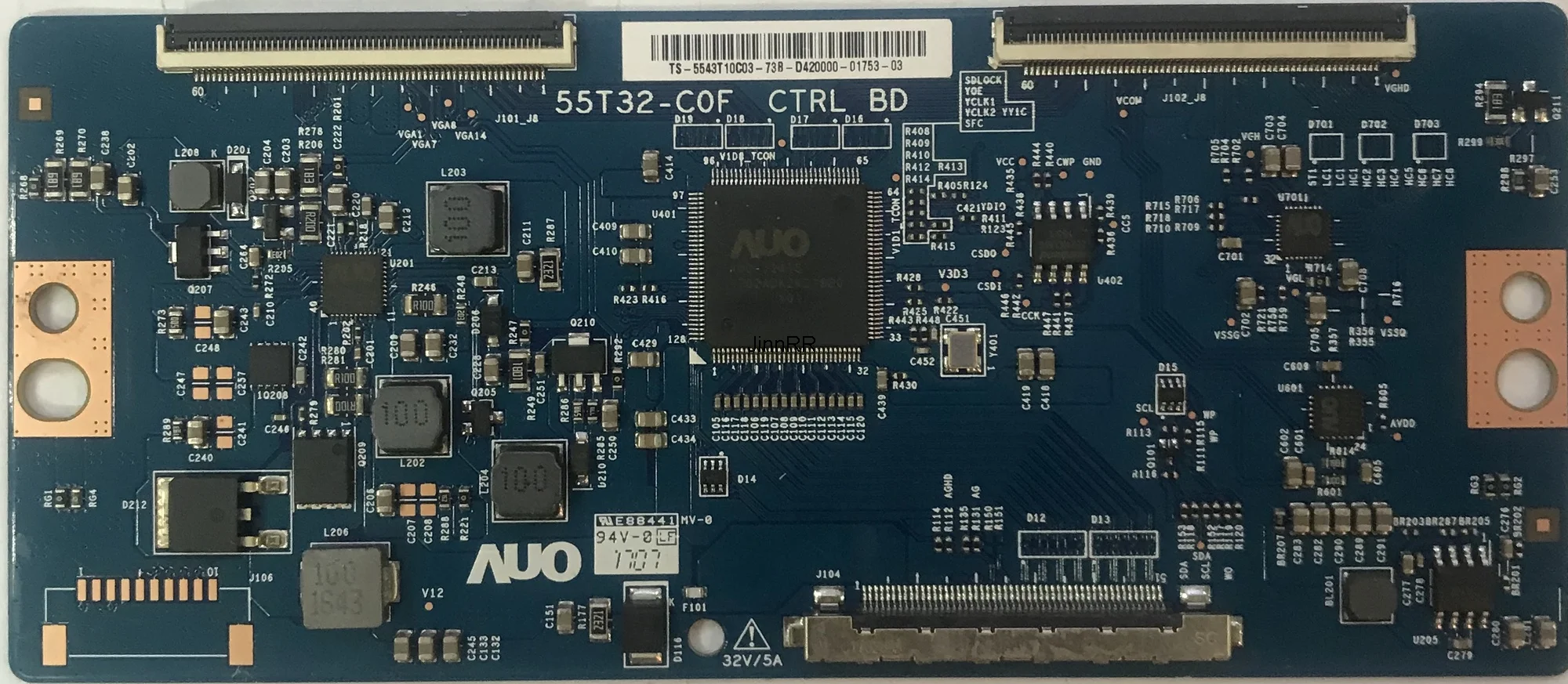 Новая техническая модификация 2K 4K 55t32-com Ctrl 55t32-c0f с горизонтальными линиями на Y