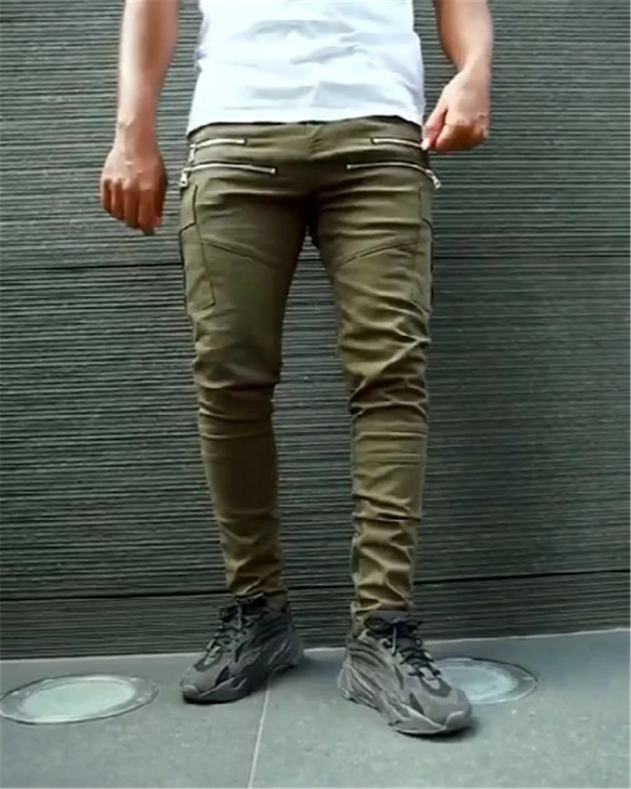 

Mens Cargo Pants Elastic Multiple Pocket Military Male Trousers Outdoor Joggers Pant Joggers Trousers Fashion Harajuku Men Pants