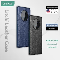 uflaxe original shockproof case for huawei mate 40 pro mate 30 pro soft silicone back cover tpu leather casing