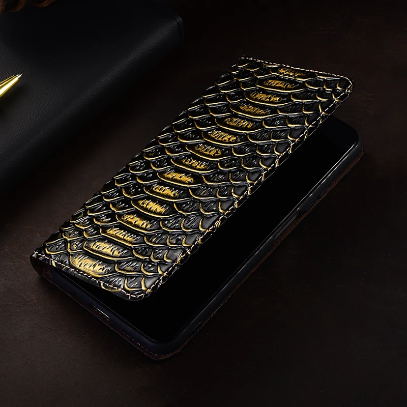 Чехол-книжка из натуральной кожи для Asus Zenfone 5 5S 6 7 8 9 10 11 ZS620KL ZE620KL ZS630KL