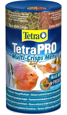 Корм для рыб TetraPro Multi-Crisps Menu /хлопья 4 в 1/ | Дом и сад