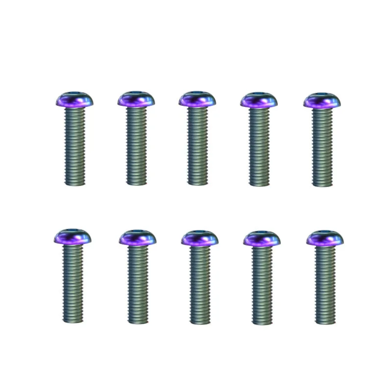 10 шт. винты с орнаментом для мотоцикла полукруглая головка M8*1 25 мм*20 мм-50 мм