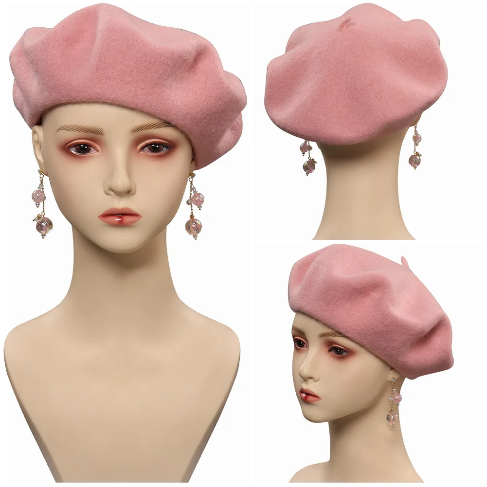 

Женская шапка для косплея Margot, шапка, серьги, галстук-бабочка для девочек, реквизит для костюма на Хэллоуин