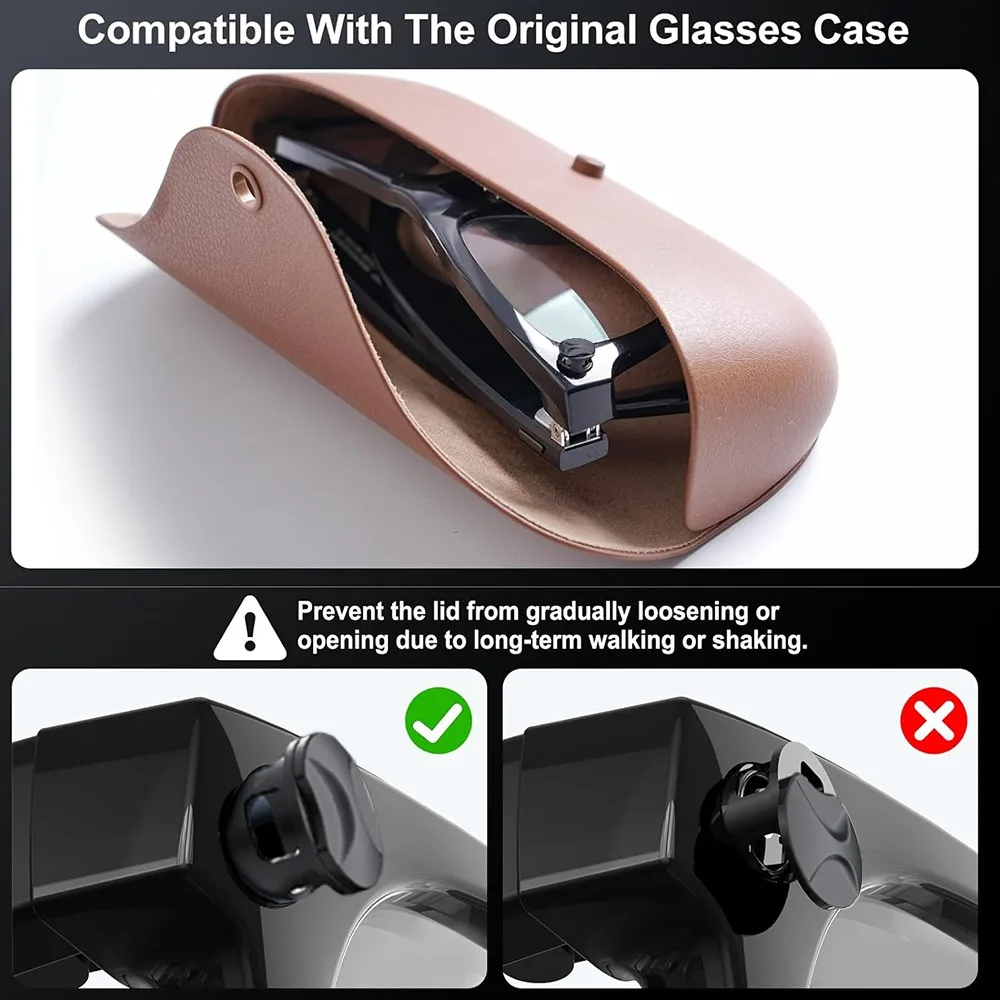 Фото Светозащитные накладки для очков Ray-Ban Meta 2 (Way-farer/Headliner/Skyler) с регулируемым светозащитным фильтром и функцией приватности №3
