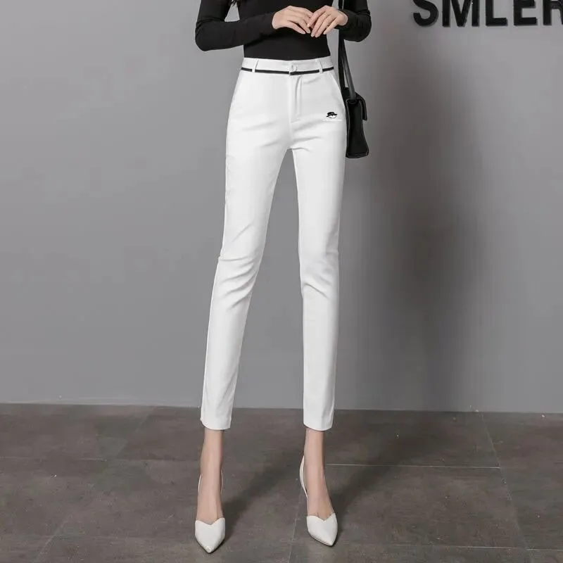 2023 Spring Women's Golf Pants Slim Temperament Women's Nine Points Pants Women's Suit Pants Selling Women's Pants