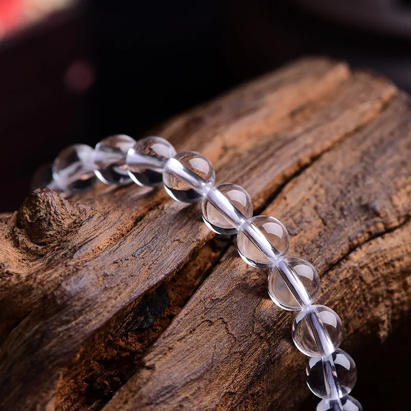 Натуральный белый кристалл свободные бусины полуфабрикаты белые прозрачные