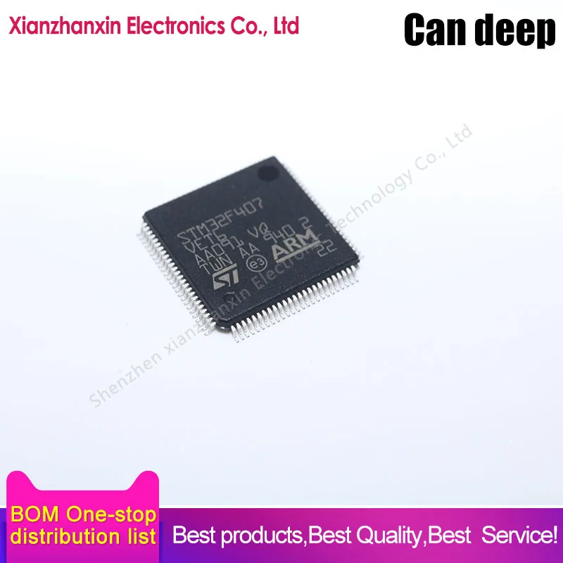 

1~5PCS/LOT STM32F407VET6 STM32F407 32F407 VET6 LQFP100 New and original