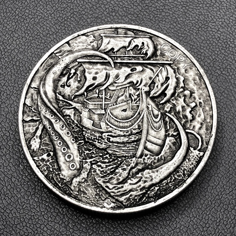 

Коллекционная медная медаль Пираты Карибского моря 40 мм