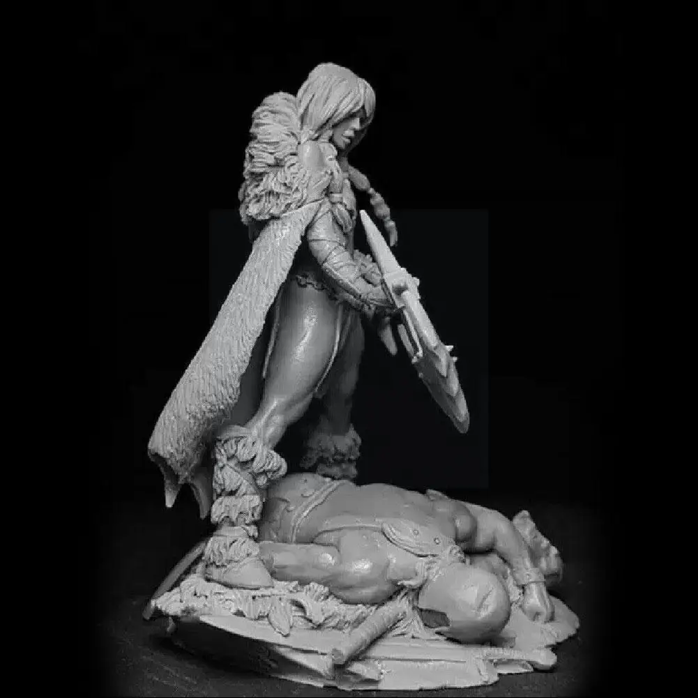 

1/24 75 мм фотоэлемент сексуальная девушка варвар Неокрашенный Unassambl K9P0