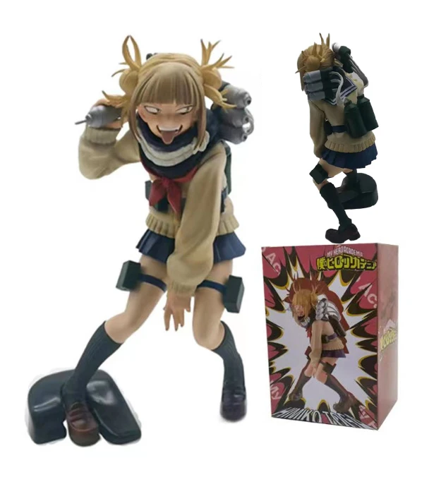 

14CM My Hero Academia Anime Figure My Hero Cross My Body / Himiko Toga PVC Action Figure for Boys Girls Kids Gifts Model Toys