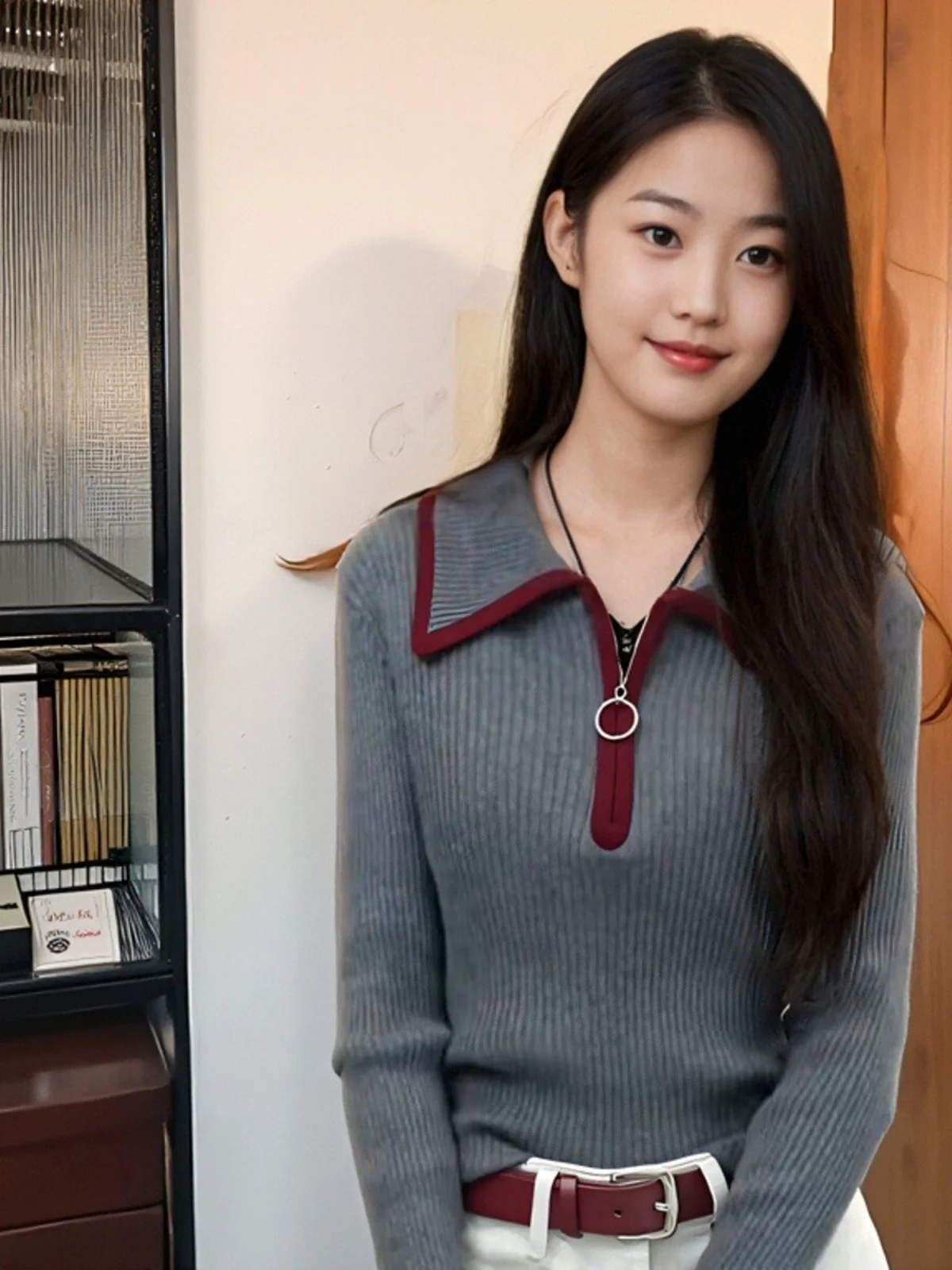 Counter Genuine Goods Amashlas 2024 осенне-зимний популярный облегающий универсальный вязаный