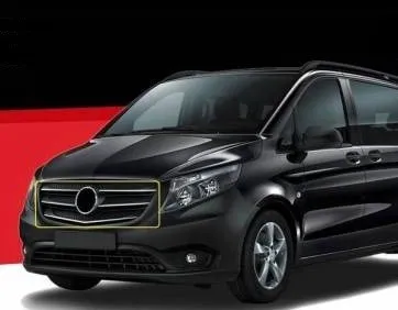 

Mercedes Vito W447 2014-2020 Chorme передняя решетка радиатора, отделка крышки (узкого типа) Нержавеющая сталь 5 шт. WN Inox WN-0198