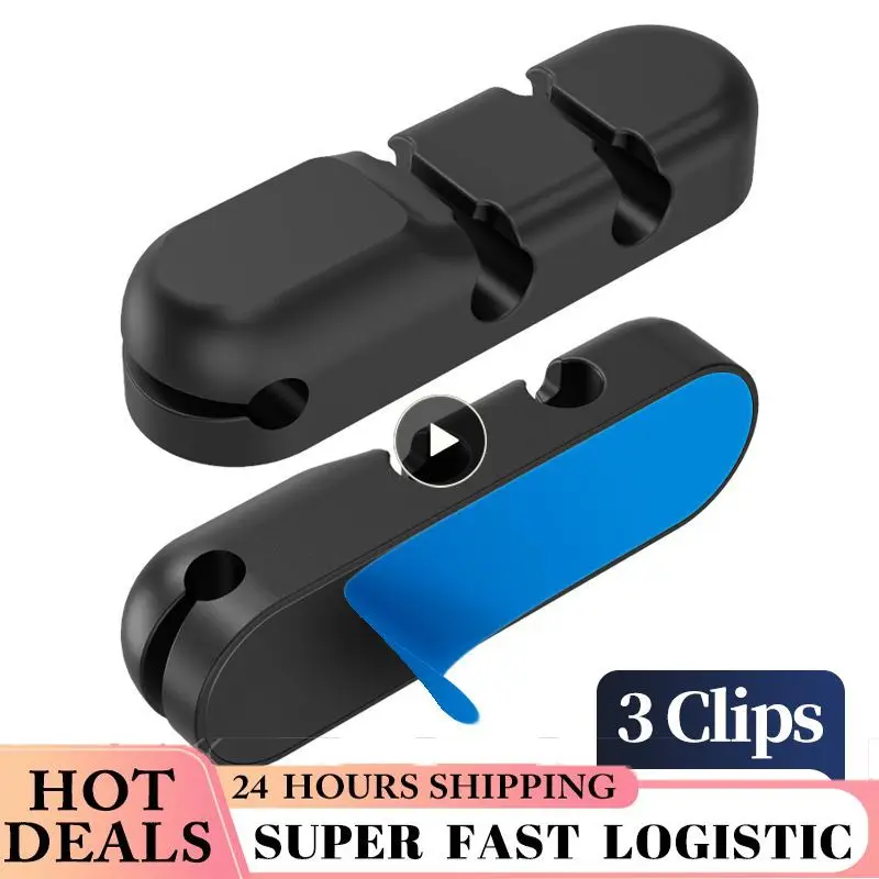 

Desktop Tidy Management Clips Cord Wire Organizer Cable Organizer Multifunctional Silicone Winder Phone Accessories Portable
