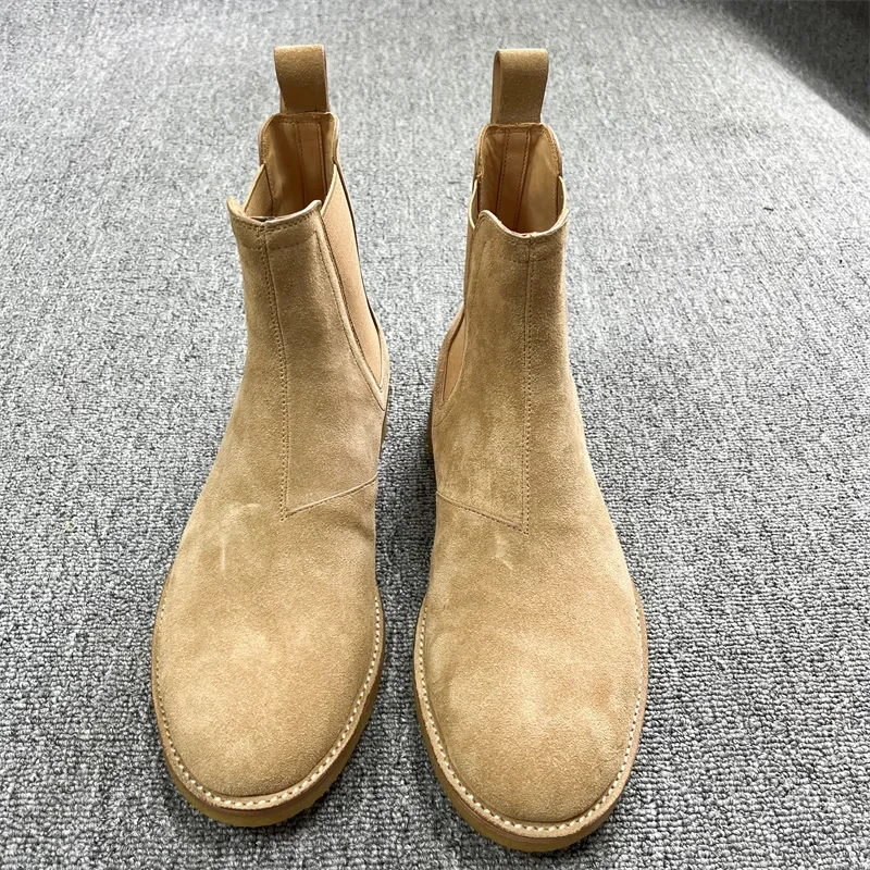 Мужские заводские ботинки ручной работы с настоящим изображением удобные Ken ye на