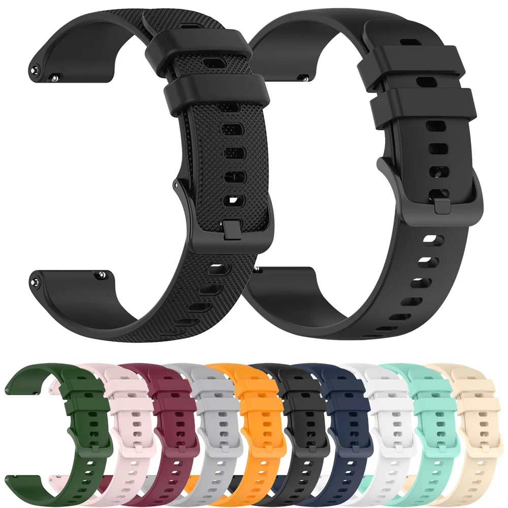 Ремешок силиконовый быстросъемный для Samsung Galaxy Huawei GT Amazfit Garmin универсальный