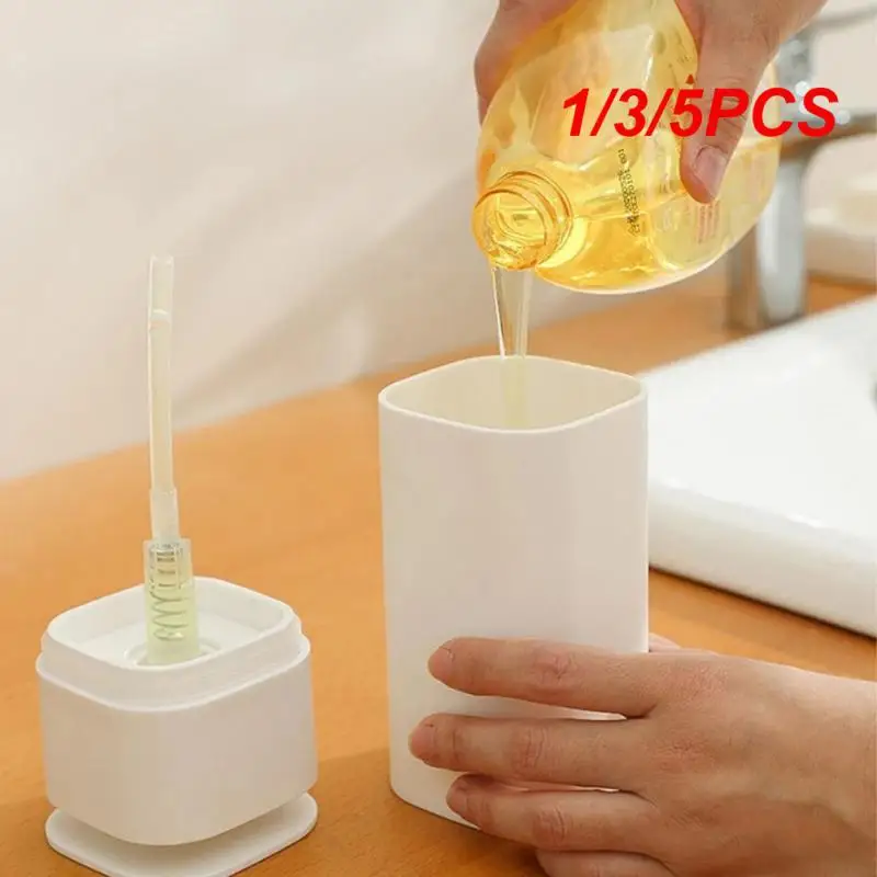 

1/3/5PCS Soap Dispenser for Kitchen Sink Countertop Dish Soap Dispenser Bathroom Pressing Hands Washing Soap Storage Container