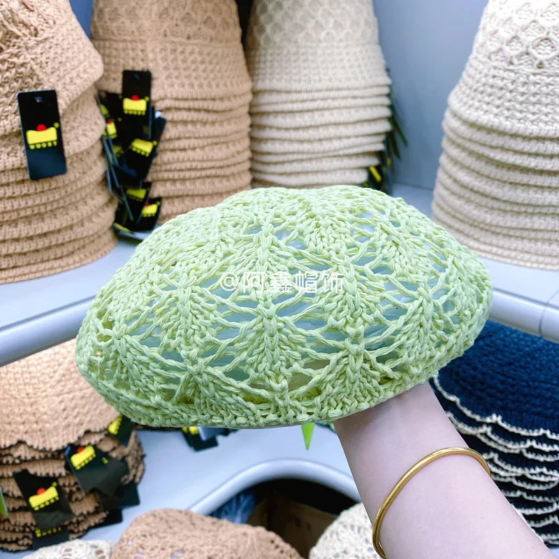 

Корейский модный цветной поворотный берет кепка Повседневная модная легкая тарелка художника шапка для мужчин и женщин Трендовая шапка