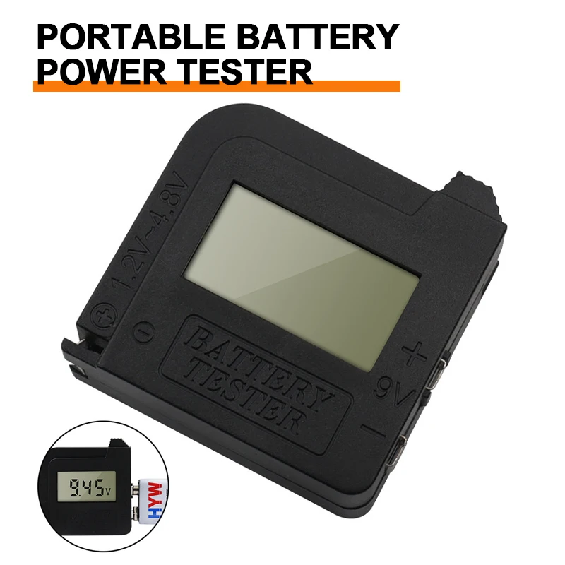 Портативный тестер заряда батареи универсальный емкости литиевых батарей AA AAA с