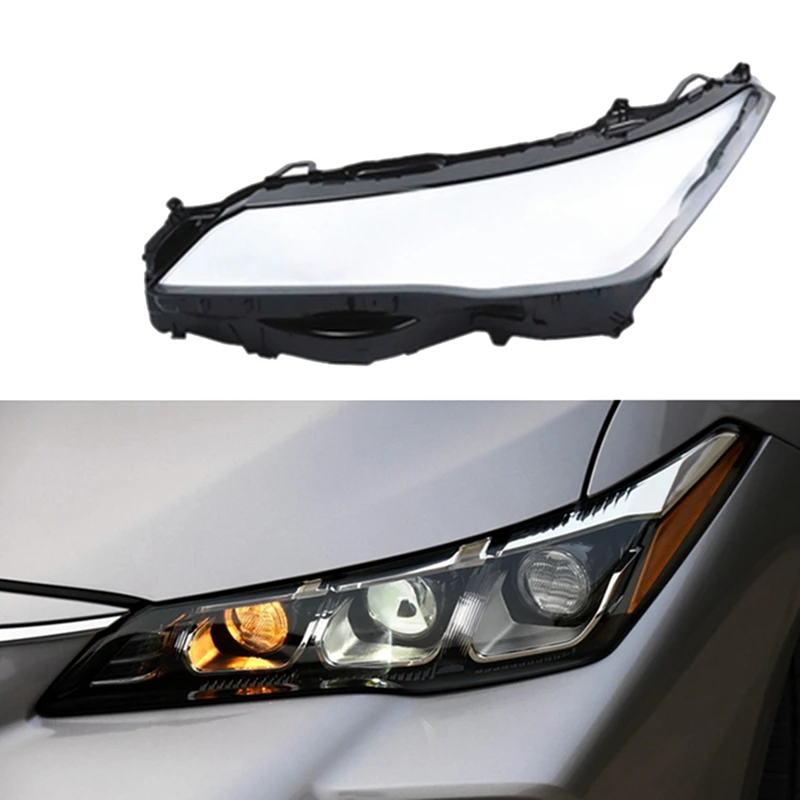 

Левая крышка для фары, абажур, корпус для Toyota Avalon 2019-2021, заменяемая головка, искусственное стекло, линзы, зеркальные крышки