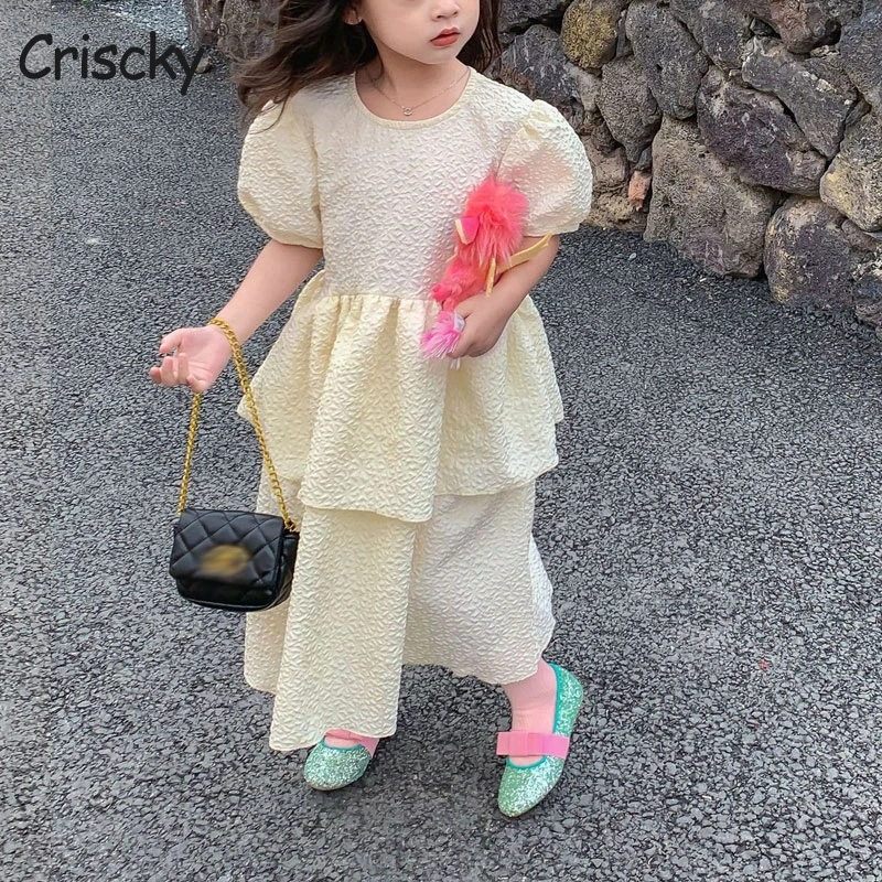 

Одежда Criscky, новинка, детское платье для младенцев, платье принцессы на день рождения для девочек, свадебные платья