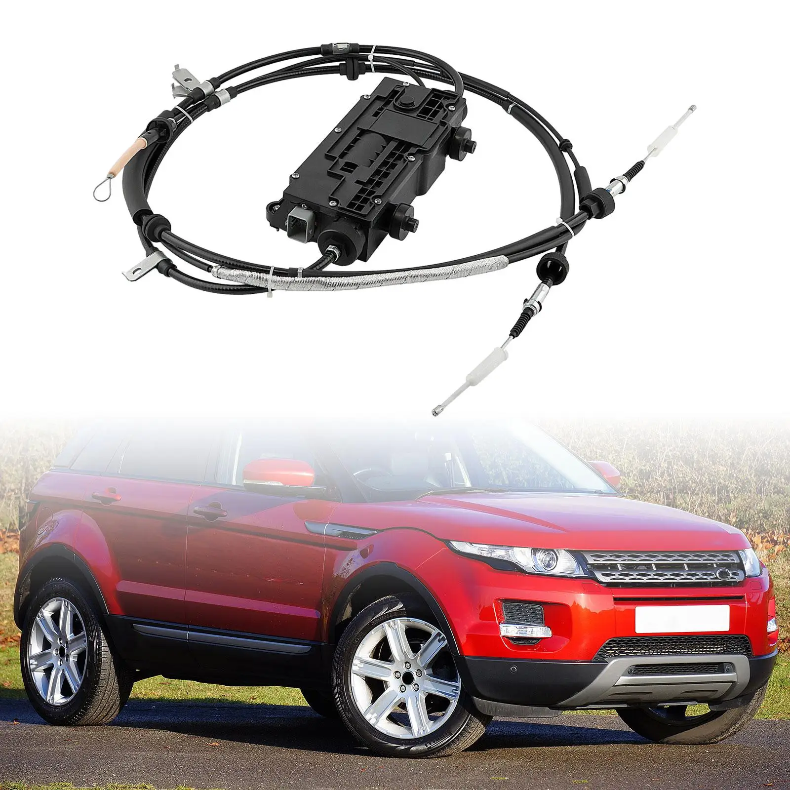 Parking Handbrake Module Actuator Control Unit LR019223 Black Durable Brake Cable for Land Rover Range Sport
