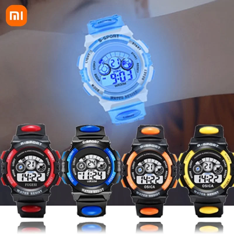 

Millet Electronic Watch For Children Color Luminous Dial Life Waterproof Multi-function Electronic Watch For Boys And Girls