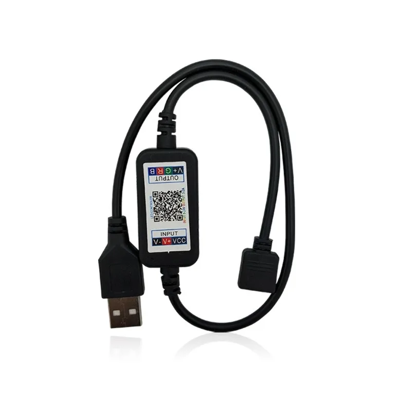 DC 5V-24V LED USB RGB Controller 12V 4Pin Wireless Music Bluetooth controller rgb For 5050 2835 3528 Led Strip Light | Освещение