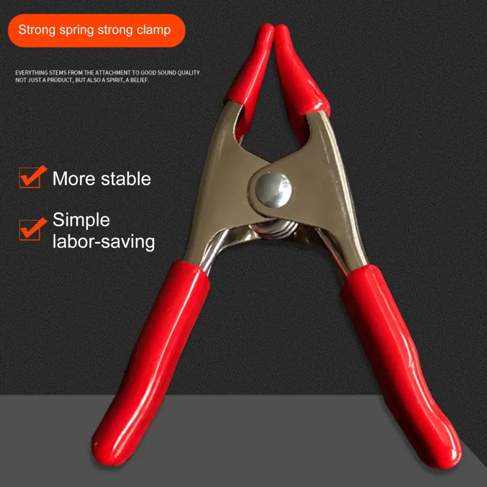 Пружинный зажим Профессиональный бульдог нескользящий из высокоуглеродистой