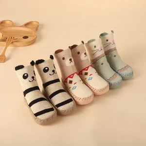 Baby Winter Socks with Rubber Soles Infant Newborn Baby Girls Boys Children Floor Socks Shoes Anti S in USA (United States)