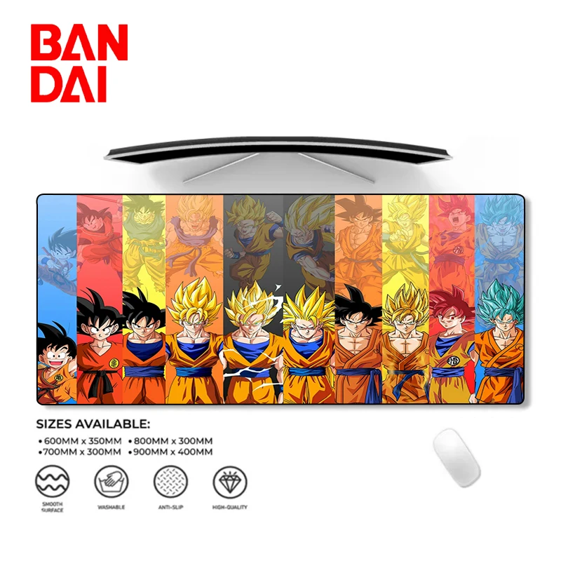 

Super Saiyan Office Computer Desk Mat Table Keyboard Dragon Ball Mouse Pad Anime Laptop Desk Non-slip Mats PC Gamer XXL Mousepad