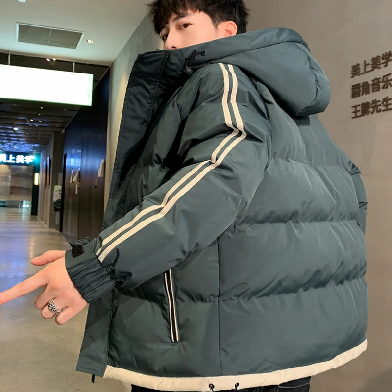 New Winter Warmth Cotton Jacket Parkas Super Hot Coats Hooded Casual Oversized Mens Jacket Puffer Loose Luxury Brands