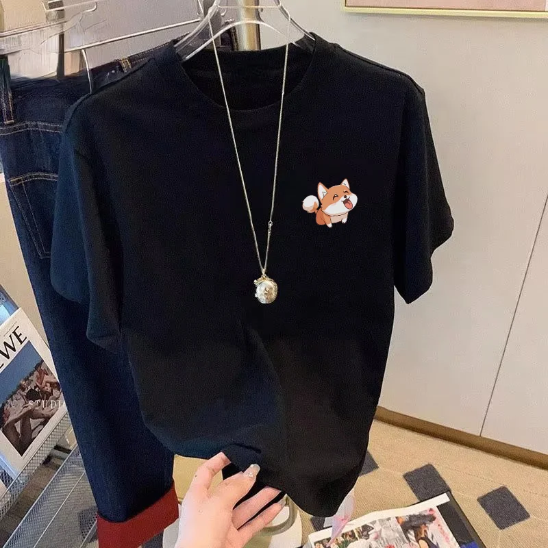 Новая одежда y2k хлопковый оригинальный дизайн креативный принт с рисунком щенка