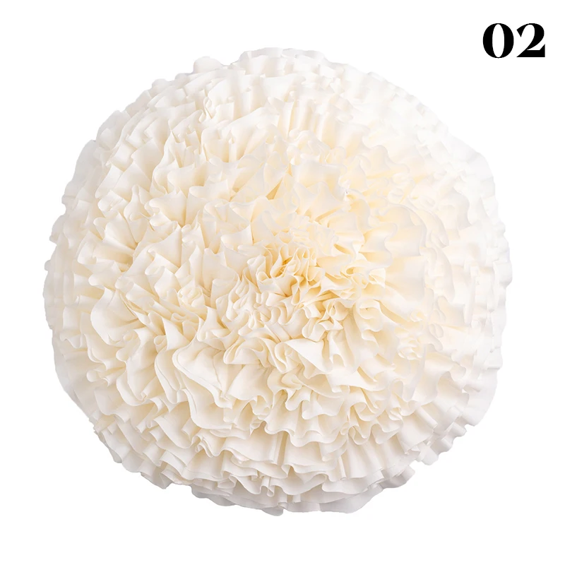 

3D наволочка с цветком, полиэстер/хлопок, 45x45 см