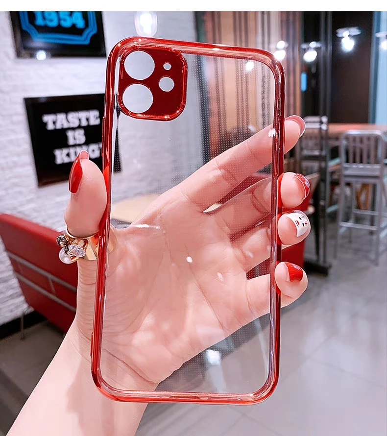 Mother's Day Mom and Baby Phone Case For iPhone 13 12 11 14 PRO MAX 6 7Plus XS XR Electroplated Transparent TPU Soft Shell Cover