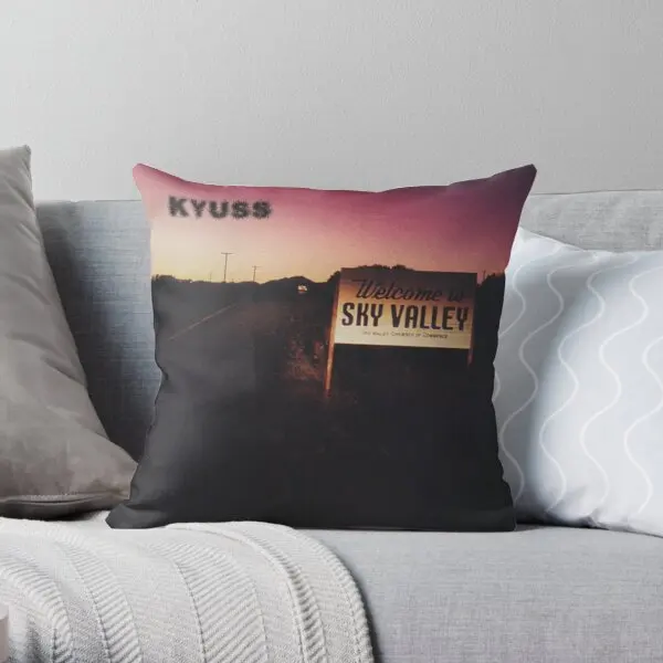 

Kyuss Welcome To Sky Valley Printing Throw Pillow Cover Anime Throw Square Decor Soft Case Sofa Office Pillows not include