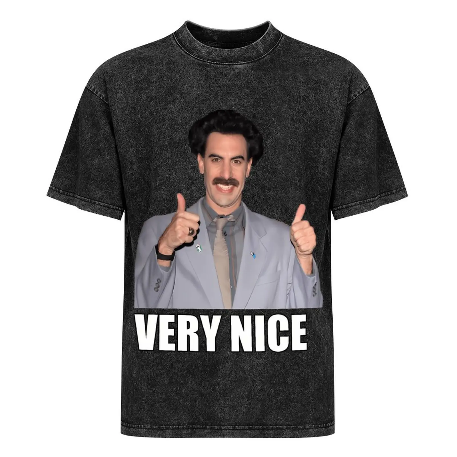 Футболка Borat Very Nice с животным принтом для мальчиков забавные подарки простые