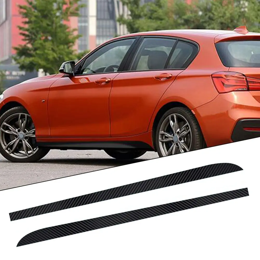 

2 шт., наклейки на порог автомобильной юбки из углеродного волокна для BMW 1 3 4 5 6 серии F30 F35 F31 для Nissan