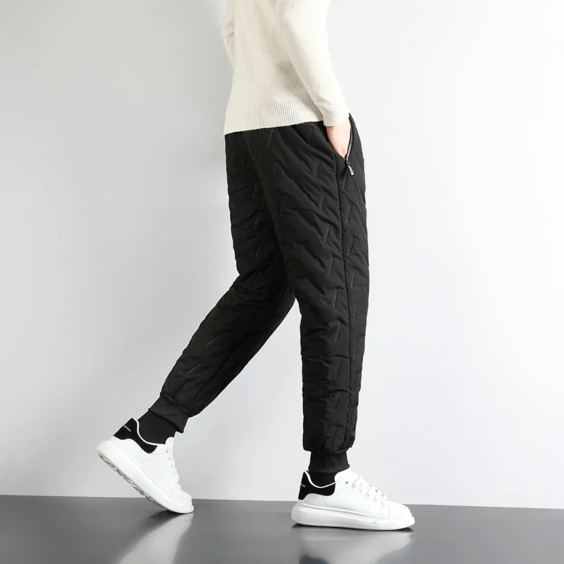 Winter Lambswool Warm Casual Pants Men Fitness Sportswear Men Joggers Sportswear Casual Track Pants Plus Size 6Xl 7Xl